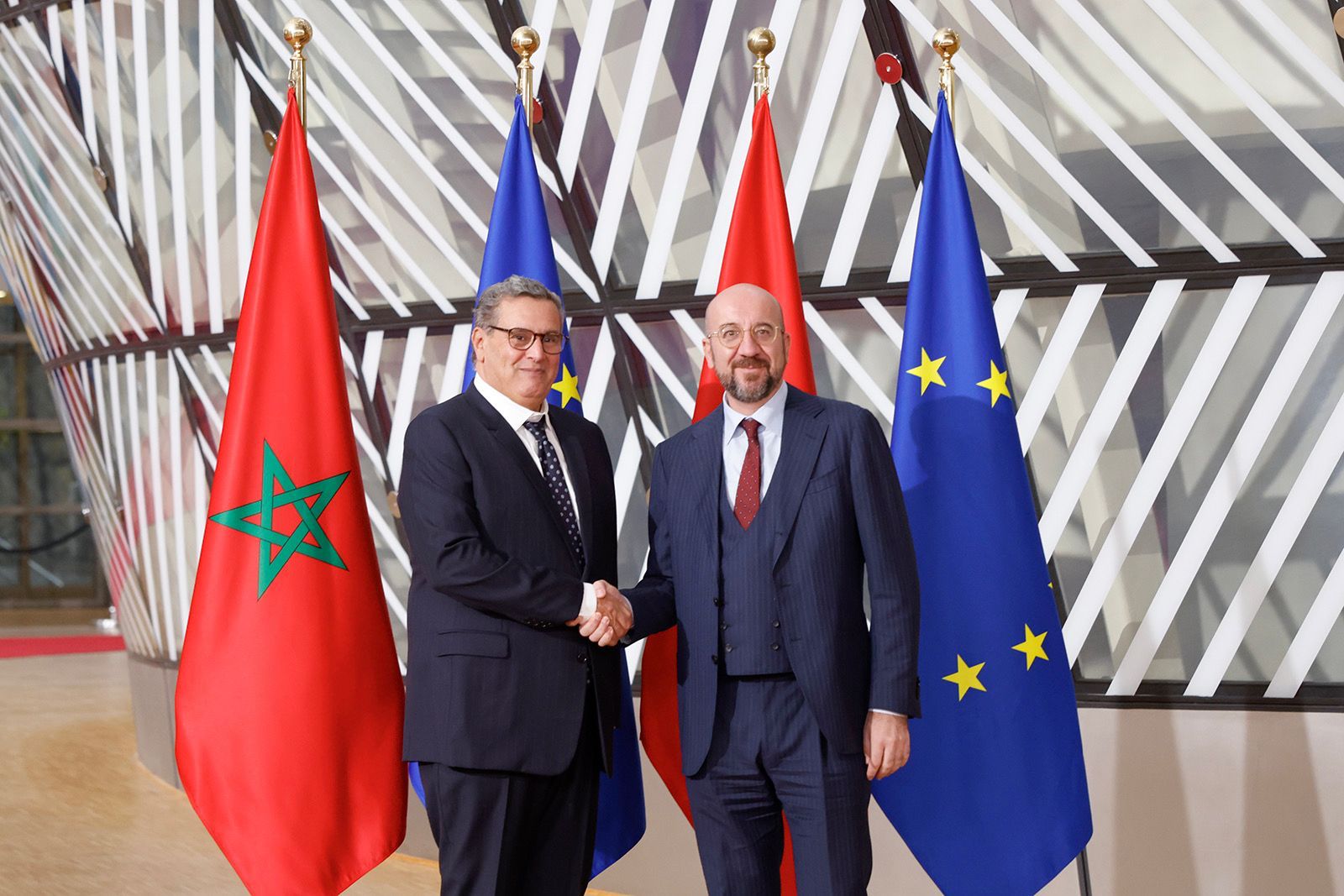 Le Chef du gouvernement, M. Aziz Akhannouch, tient des entretiens constructifs à Bruxelles avec
