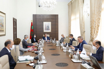 Le Chef du Gouvernement M. Aziz Akhannouch préside une réunion consacrée à l'examen des mesures nécessaires à la mise en oeuvre des chantiers de généralisation de la protection sociale