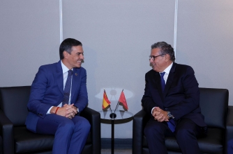 رئيس الحكومة يجري مباحثات مع نظيره الإسباني، السيد بيدرو سانشيز بنيويورك على هامش أشغال الدورة الـ79 للجمعية العامة للأمم المتحدة