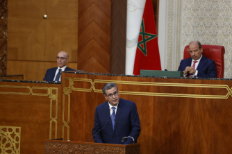 رئيس الحكومة، السيد عزيز أخنوش، يحل بمجلس المستشارين في جلسة عمومية شهرية للإجابة عن الأسئلة المتعلقة بالسياسة العامة (10 يناير 2023)