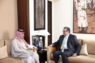 السيد رئيس الحكومة يستقبل وزير خارجية المملكة العربية السعودية