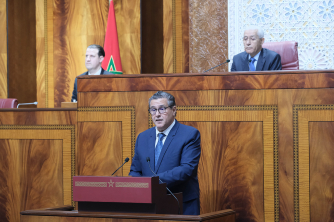 رئيس الحكومة، السيد عزيز أخنوش، يحل بمجلس النواب طبقا لأحكام الفصل 100 من الدستور في جلسة عمومية شهرية للإجابة عن الأسئلة المتعلقة بالسياسة العامة في محور: " وضعية الاقتصاد الوطني في ظل التقلبات المناخية و الجيوستراتيجية "