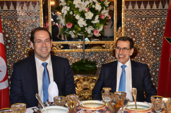 مأدبة افطارعلى شرف معالي السيد يوسف الشاهد رئيس الحكومة التونسية والوفد المرافق له يوم 18 يونيو 2017