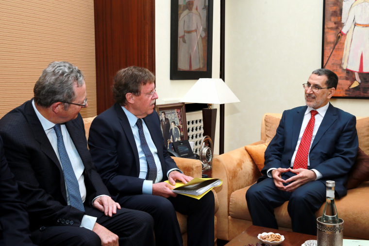 Saâd Eddine El Othmani reçoit à Rabat le président du parlement fédéral belge, M. Siegfried Bracke.jpg
