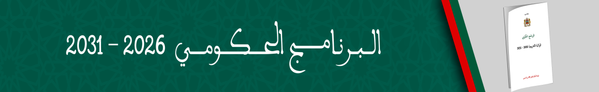 البرنامج الحكومي 2026-2031