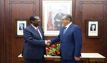 السيد رئيس الحكومة يجري مباحثات مع الوزير الأول ووزير الخارجية وشؤون المغتربين بجمهورية كينيا