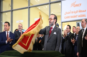 جلالة الملك يُعطي بالرباط انطلاقة أشغال إنجاز الخط السككي فائق السرعة LGV الرابط بين القنيطرة ومراكش