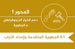 إرساء آليات تفعيل الديمقراطية التشاركية ودعم ومواكبة المجتمع المدني