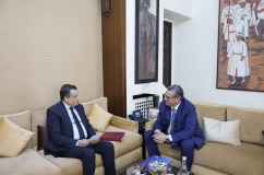 السيد رئيس الحكومة يستقبل رئيس هيئة مراقبة التأمينات والاحتياط الاجتماعي