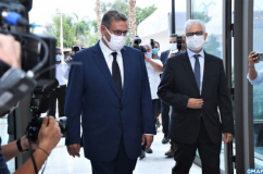 السيد رئيس الحكومة عزيز أخنوش يستقبل السيد نزار بركة في إطار المشاورات لتشكيل الحكومة