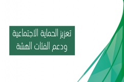 تعزيز الحماية الاجتماعية ودعم الفئات الهشة
