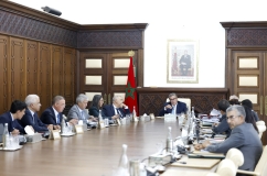 السيد رئيس الحكومة يترأس الاجتماع الأول للجنة البين وزارية المكلفة ببرنامج إعادة تأهيل المناطق المتضررة من الفيضانات في الجنوب الشرقي للمملكة
