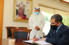 رئيس الحكومة الدكتور سعد الدين العثماني يقدم التعازي لسفير دولة الكويت بالرباط في وفاة سمو أمير بلاده الراحل الشيخ الأحمد الجابر الصباح