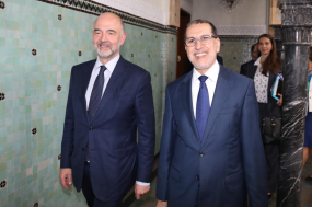 Entretien avec  le commissaire européen aux Affaires économiques et financières,  à la Fiscalité et à l'Union douanière