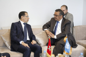 رئيس الحكومة يستقبل المدير العام لمنظمة الصحة العالمية