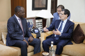 Le Chef du gouvernement reçoit le ministre  rwandais des Affaires étrangères et de la Coopération internationale