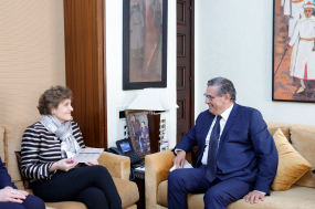 السيد رئيس الحكومة يستقبل السيدة الرئيسة المديرة العامة لهيئة تحدي الألفية