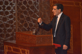 رئيس الحكومة في معرض جوابه على سؤال "السياسة العامة المتعلقة بتنمية اللغات والتعبيرات الثقافية الوطنية" خلال الجلسة الشهرية المتعلقة بالسياسة العامة بمجلس المستشارين يوم الثلاثاء 19 يونيو 2018